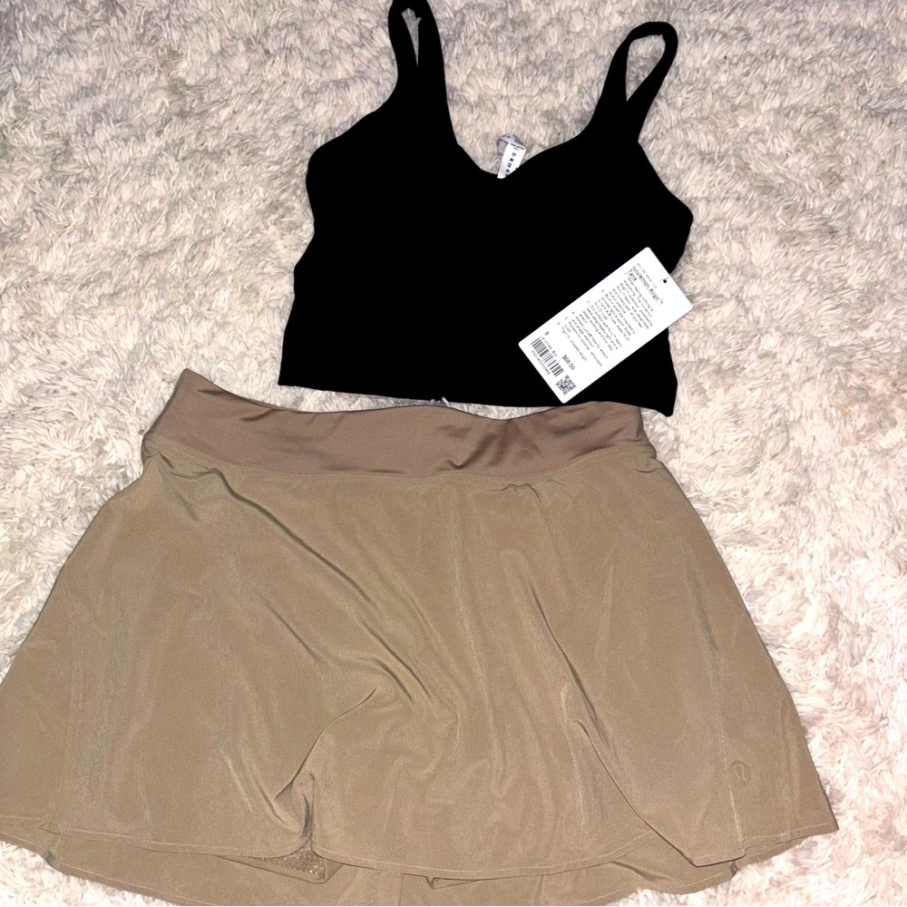 Lululemon tank and skirt